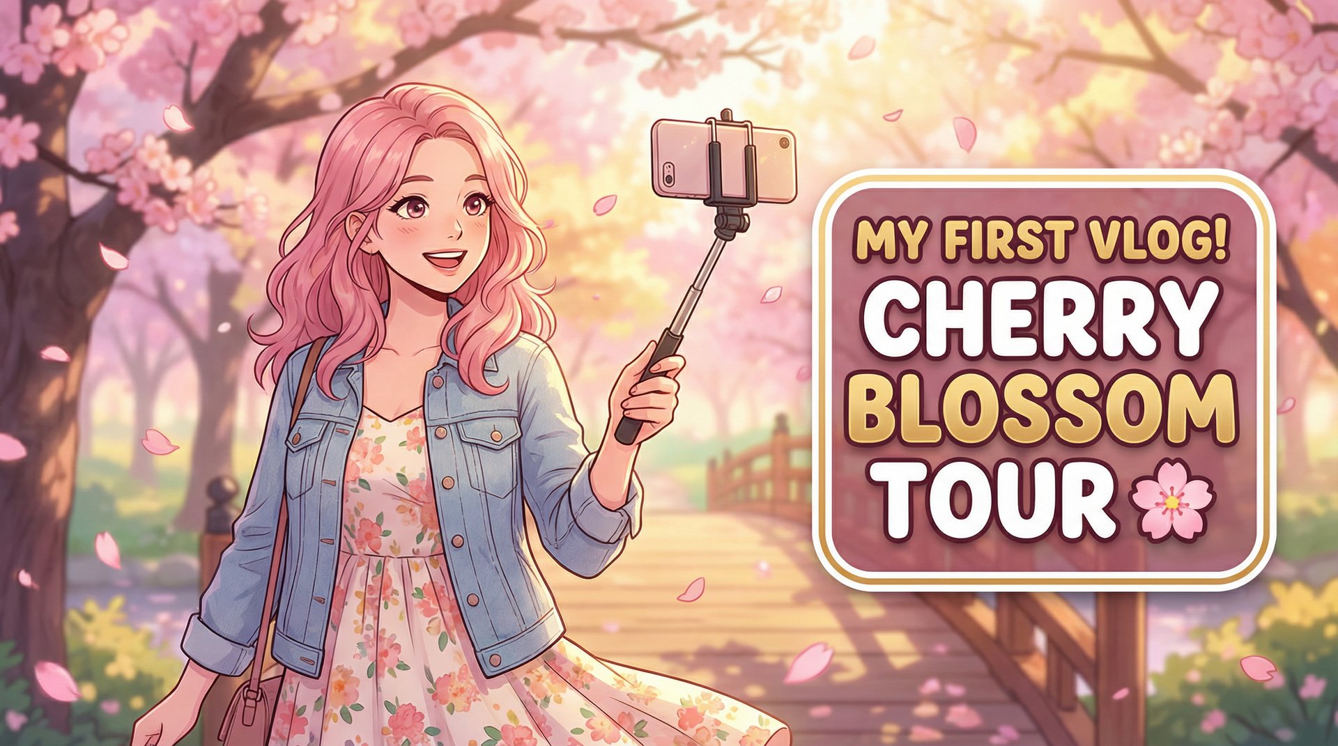 51动漫春日樱花季旅拍视频